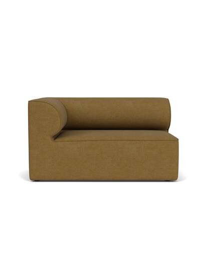 Audo Copenhagen - Eave Modular 86, Corner, 86x129 cm, Upholstered With PC0T, Left, EU - HR Foam, 06 (Gold), Bouclé, Bouclé, Audo