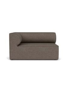 Audo Copenhagen - Eave Modular 86, Corner, 86x129 cm, Upholstered With PC0T, Left, EU - HR Foam, 16 (Dark Grey), Bouclé, Bouclé, Audo