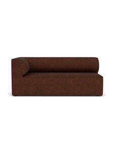 Audo Copenhagen - Eave Modular 86, Corner, 86x172 cm, Upholstered With PC0T, Left, EU - HR Foam, 08 (Bordeaux), Bouclé, Bouclé, Audo