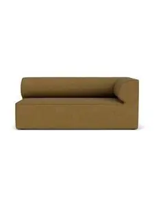 Audo Copenhagen - Eave Modular 86, Corner, 86x172 cm, Upholstered With PC0T, Right, EU - HR Foam, 06 (Gold), Bouclé, Bouclé, Audo