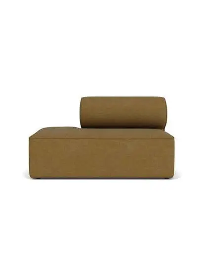 Audo Copenhagen - Eave Modular 86, Open End, 86x129 cm, Upholstered With PC0T, Left, EU - HR Foam, 06 (Gold), Bouclé, Bouclé, Audo