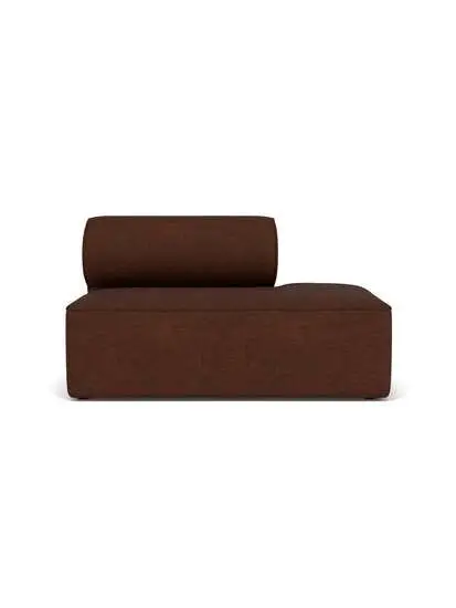 Audo Copenhagen - Eave Modular 86, Open End, 86x129 cm, Upholstered With PC0T, Right, EU - HR Foam, 08 (Bordeaux), Bouclé, Bouclé, Audo