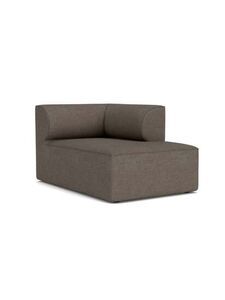 Audo Copenhagen - Eave Modular 86, Chaise Longúe, 86x129 cm, Upholstered With PC0T, Right, EU - HR Foam, 16 (Dark Grey), Bouclé, Bouclé, Audo