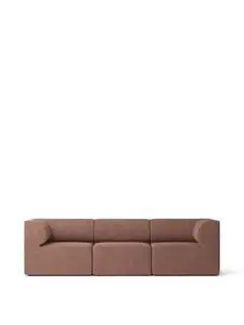 Audo Copenhagen - Eave 86, 3-Seater, Configuration 2, Upholstered With PC0T, EU - HR Foam, 08 (Bordeaux), Bouclé, Bouclé, Audo