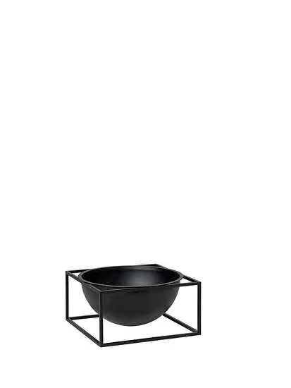 Audo Copenhagen - Kubus Bowl centerpiece, Large, Black