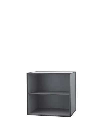 Audo Copenhagen - Frame 49, 42x49x49, dark grey, excl. door, incl. shelf