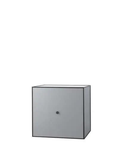 Audo Copenhagen - Frame 49 With Door And Shelf, 42X49X49, Dark Grey