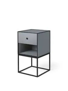 Audo Copenhagen - Frame Sideboard 35, dark grey, with 1 drawer