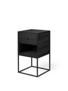 Audo Copenhagen - Frame Sideboard 35, black stained ash, with 1 drawer