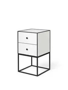 Audo Copenhagen - Frame Sideboard 35, white, with 2 drawers