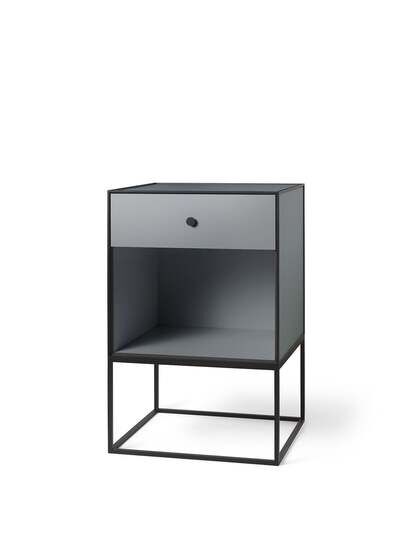 Audo Copenhagen - Frame Sideboard 49, Dark Grey, With 1 Drawer