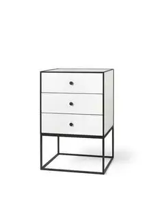 Audo Copenhagen - Frame Sideboard 49, White, With 3 Drawers