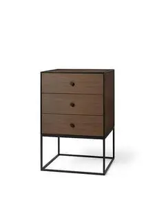 Audo Copenhagen - Frame Sideboard 49, Smoked Oak, With 3 Drawers