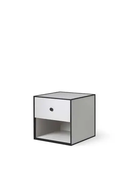 Audo Copenhagen - Frame 35, 35X35X35, Light Grey With 1 Drawer