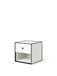 Audo Copenhagen - Frame 35, 35X35X35, White, With 1 Drawer