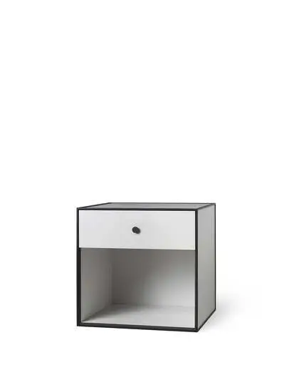 Audo Copenhagen - Frame 49 , 42X49X49, Light Grey With 1 Drawer