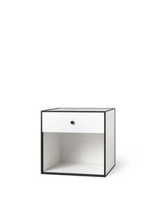 Audo Copenhagen - Frame 49 With One Drawer, 42X49X49, White