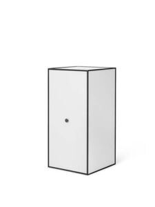 Audo Copenhagen - Frame 70, 35X35X70, White Incl. Door, Incl. 2 Shelves