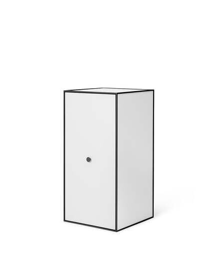 Audo Copenhagen - Frame 70, 35X35X70, White Incl. Door, Incl. 2 Shelves