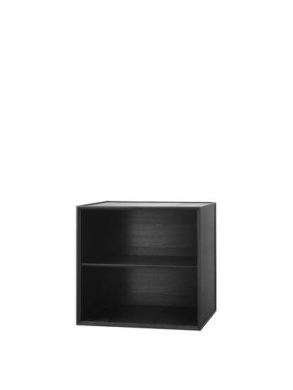 Audo Copenhagen - Frame 49, 42X49X49, Black Stained Ash, Excl. Door, Incl. Shelf