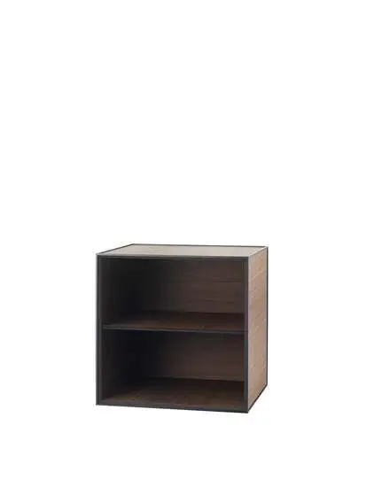 Audo Copenhagen - Frame 49, 42X49X49, Smoked Oak, Excl. Door, Incl Shelf