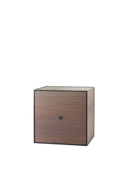 Audo Copenhagen - Frame 49 With Door And Shelf, 42x49x49, Smoked Oak