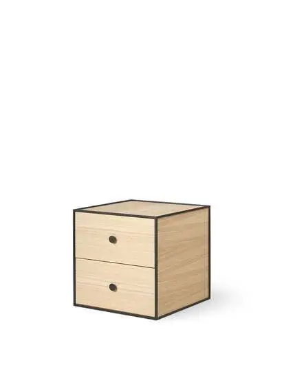 Audo Copenhagen - Frame 35, 35X35X35, Oak With 2 Drawers