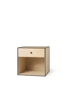 Audo Copenhagen - Frame 49 , 42X49X49, Oak With 1 Drawer