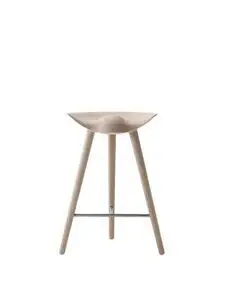 Audo Copenhagen - ML 42, Counter Stool, Oak / Stainless Steel