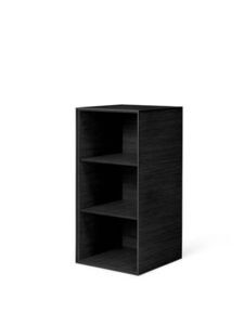 Audo Copenhagen - Frame 70, Black Stained Ash Ex Excl. Door, Incl. 2 Shelves