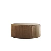 Chic Antique - Puf Velour  - Marat - Karamel brun
