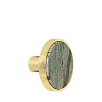 Cozy Living knage - marmor/messing - Marble Hook - L - FOREST/GOLD