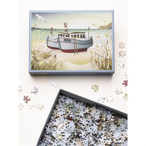 ViSSEVASSE - Fishing Boats - Puslespil - 1000 brikker