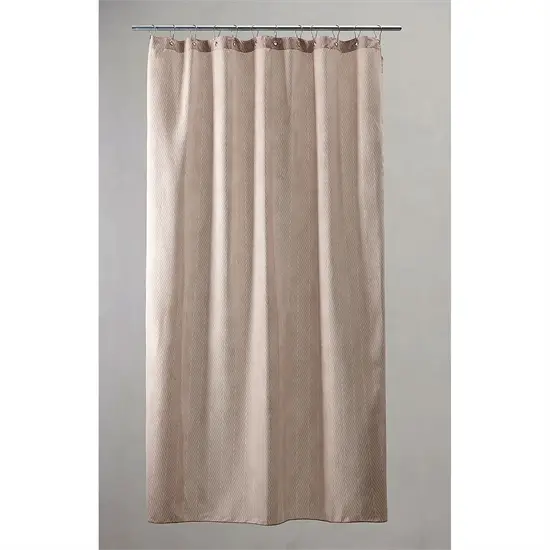 Compliments - Badeforhæng - Pine shower curtain w/eyelets 220 cm - Linen