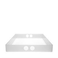 Tray bakke i hvid fra Neon Living (lille) - hvid (21 x 29 cm)