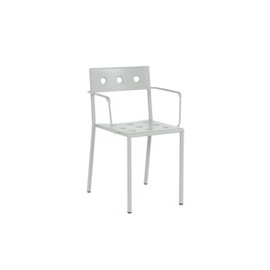 HAY - Balcony armchair - havestol med armlæn - Desertgreen - lysegrøn