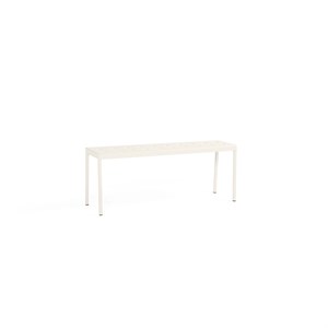 HAY - Balcony - bænk - bench - Chalk beige - råhvid - Længde 119