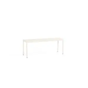 HAY - Balcony - bænk - bench - Chalk beige - hvid - Længde 120 cm
