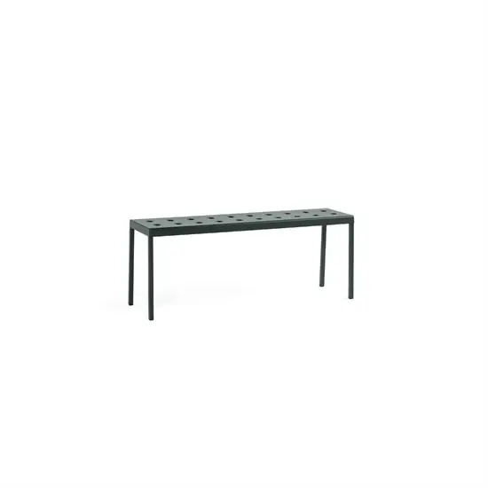 HAY - Balcony - bænk - bench - Dark Forest - mørkegrøn - længde 120 cm