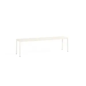 HAY - Balcony - bænk - bench - Chalk beige - hvid - længde 165 cm