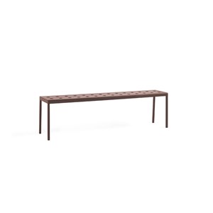 HAY - Balcony - bænk - bench - rød - Iron red - længde 165