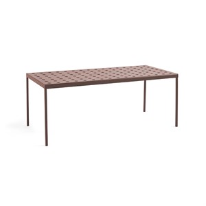 HAY - Balcony - havebord - Iron red - Rød - large - længde 190 cm
