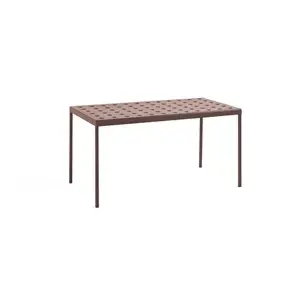 HAY - Balcony - havebord -  Iron red - rød - medium - længde 144 cm