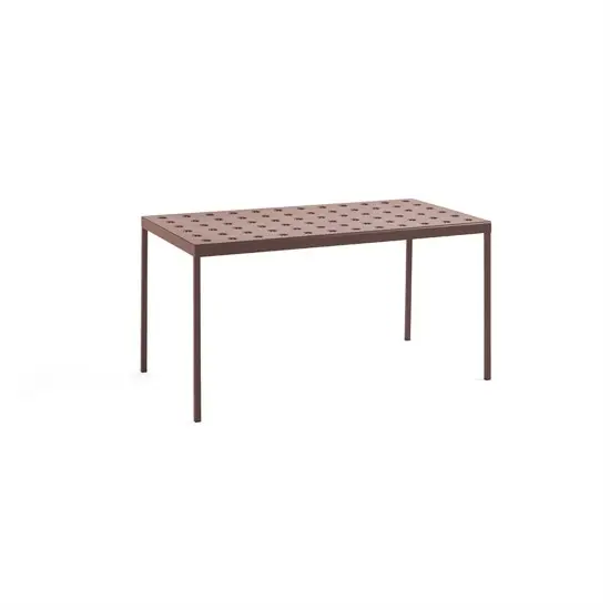 HAY - Balcony - havebord -  Iron red - rød - medium - længde 144 cm