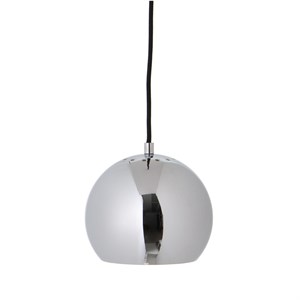 Frandsen Lighting - Ball pendel - krom glossy (Ø 18 cm) (sort ledning)