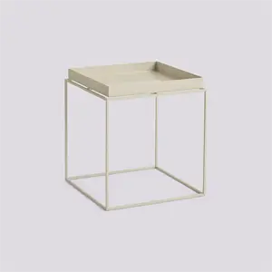 Hay - Bord - Tray Table Medium Square - 40x40 cm - Warm Beige