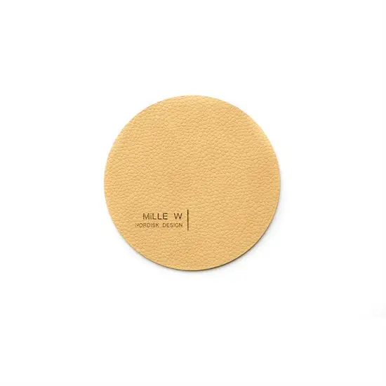 MiLLE W NORDISK DESIGN - Round Glasbrik - Beige - Ø10cm