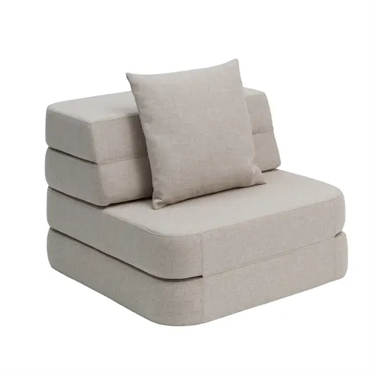 by KlipKlap - Sofa - KK 3 Fold Sofa Single - Beige w. Sand 