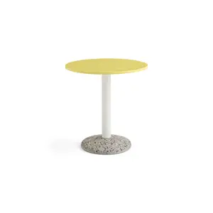 HAY havebord - Keramik bord - Ceramic table - Gul - Ø 70 cm