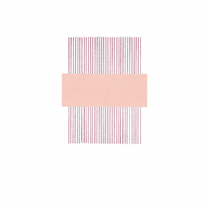 Kartotek Copenhagen - Print A3 - Lines - Blush